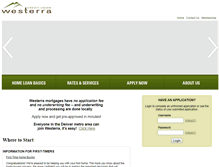 Tablet Screenshot of mortgage.westerracu.com
